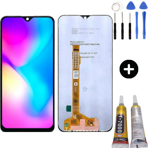 Vivo Y16 Uyumlu  HK Lcd Ekran Dokunmatik + Montaj Seti
