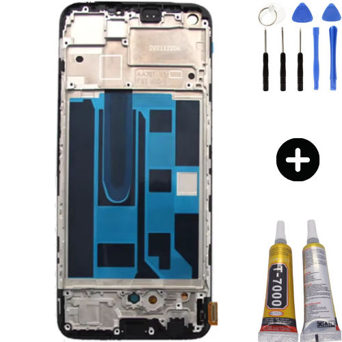 Realme 8 Pro Uyumlu  Lcd Ekran Dokunmatik + Montaj Seti