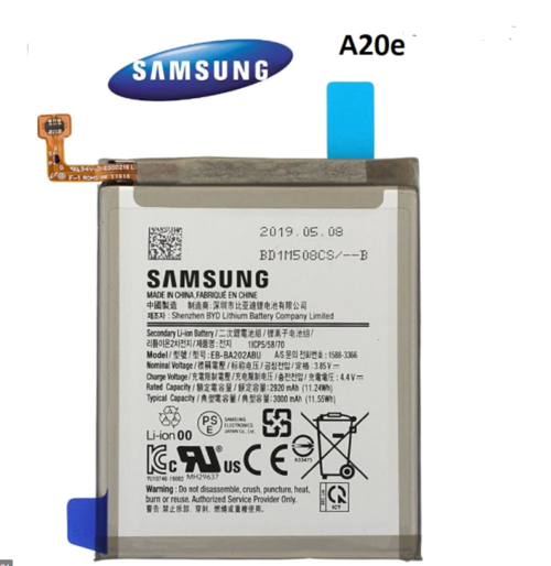 Samsung A20E A202 Batarya Pil + Tamir Seti