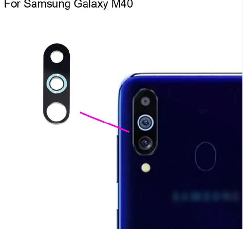 Samsung M405 M40 Arka Kamera Camı Lensi (Çıtasız Cam)