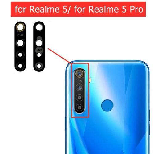 Oppo Realme 5 Arka Kamera Camı (Çıtasız Sadece Cam)