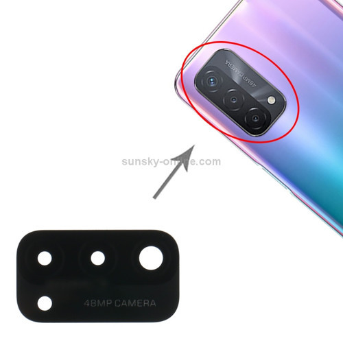 Oppo A93 Arka Kamera Camı (Çıtasız Sadece Cam)