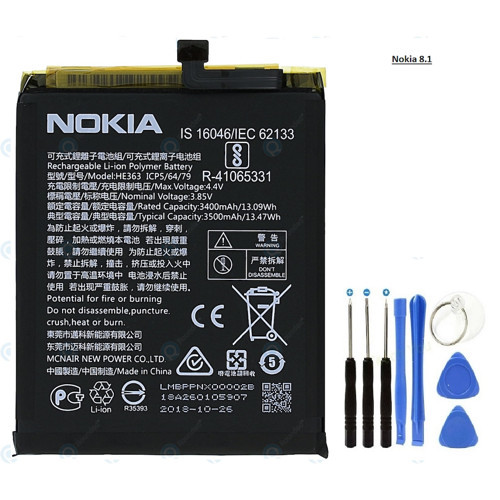 Nokia 7.1 Plus Batarya Pil Ta1119 He363 ve Tamir Seti