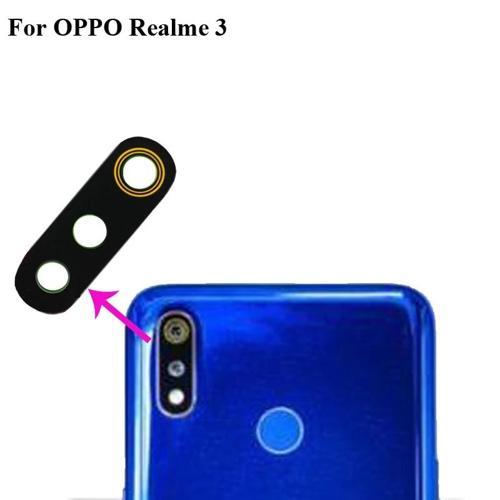 Oppo Realme 3 Arka Kamera Camı (Çıtasız Sadece Cam)