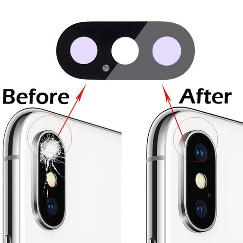İphone XS Max Arka Kamera Camı (Sadece Çıtasız Kamera CAMI)