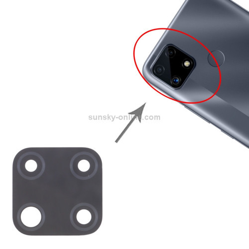 Oppo Realme C25 Arka Kamera Camı (Çıtasız Sadece Cam)