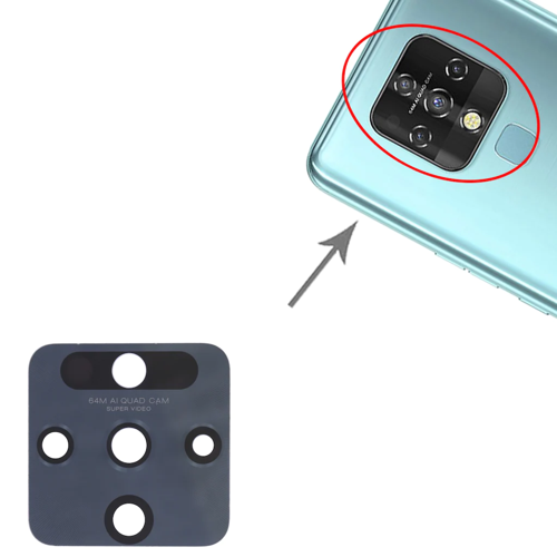 Tecno Camon 16 Pro  Kamera Camı Lensi (Sadece Çıtasız Cam)