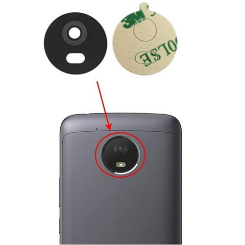 Motorola Moto E4 Plus Arka Kamera Camı Lensi (Çıtasız Cam)