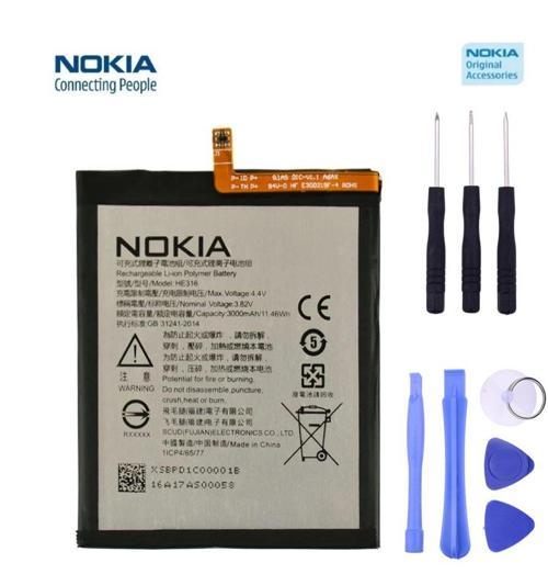 Nokia 6 2017 Ta-1033 Dual Pil Batarya ve Tamir Seti He335