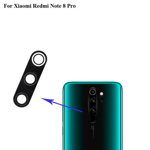Xiaomi Redmi Note 8 Pro Arka Kamera Camı (Çıtasız Sadece Cam)