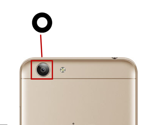 Vivo V5 Arka Kamera Camı Lensi (Çıtasız Sadece Cam)
