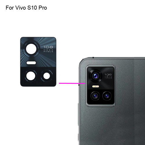 Vivo S10 Pro Arka Kamera Camı Lensi (Çıtasız Sadece Cam)
