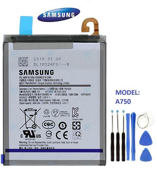 Samsung A7 2018 A750 Batarya Pil + Tamir Seti