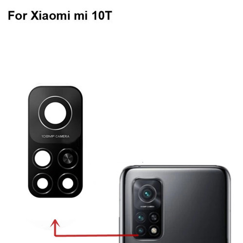Xiaomi Mi10T Pro Arka Kamera Camı (Çıtasız Sadece Cam)