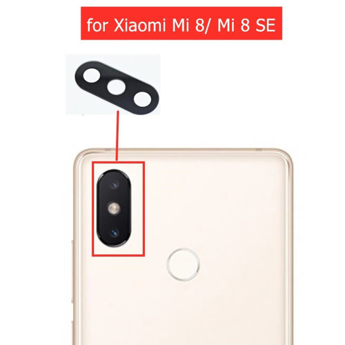 Xiaomi Mi 8 SE Arka Kamera Camı (Çıtasız Sadece Cam)