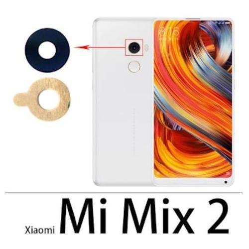 Xiaomi Mi Mix 2 Arka Kamera Camı (Çıtasız Sadece Cam)