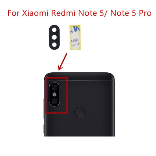 Xiaomi Redmi Note 5 Arka Kamera Camı (Çıtasız Sadece Cam)