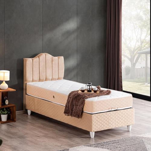 Baza, Trend Ikili Set, Tek Kişilik Baza Başlık - Beyaz