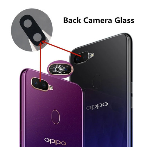 Oppo AX7 Arka Kamera Camı (Çıtasız Sadece Cam)
