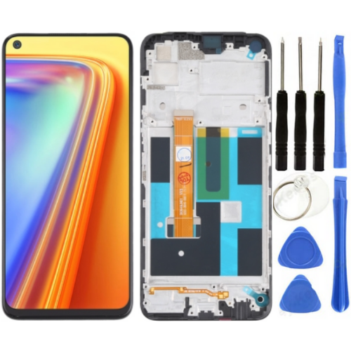 Realme 7 Uyumlu Servis Lcd Ekran Dokunmatik + Tamir Seti