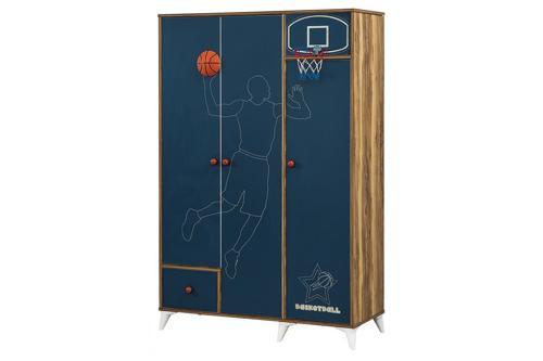 Gardırop, Basketbol 3 Kapaklı Dolap