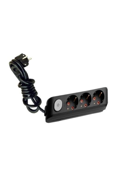 Multi-Let Üçlü Anahtarlı 3 Metre Siyah