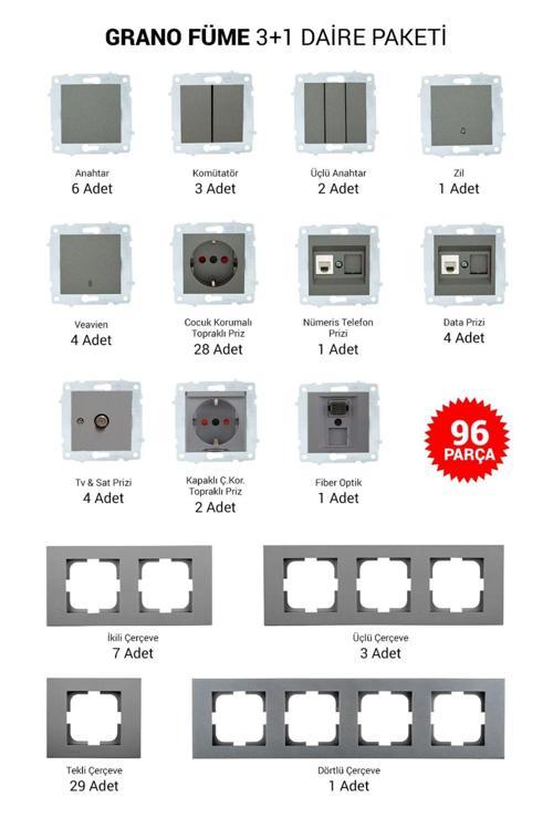 Grano Füme 3+1 Daire Paketi