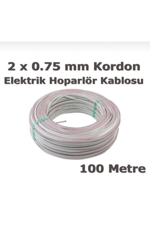 Kablo 2X0,75 Mm Kordon Kablo Cca 100 Mt Kampanya
