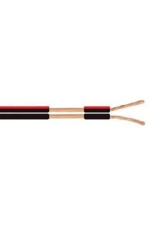 Elektrik Tesisat Kordon Hoparlör Kablosu 2X0.75Mm 10 Metre Siyah