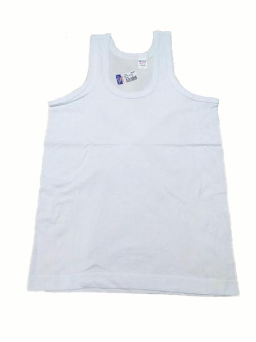 12 li Paket Sedef Yıldız Erkek Çocuk Atlet Pamuklu Beyaz 1032