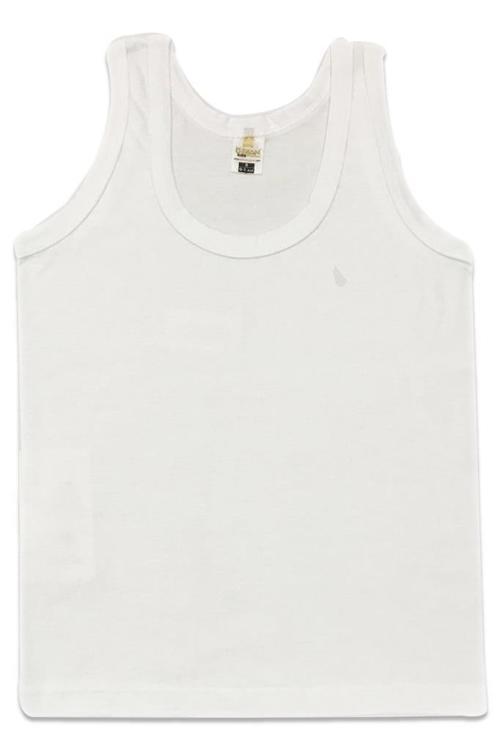 5 li Paket Özkan Erkek Çocuk Penye Atlet Beyaz 0702