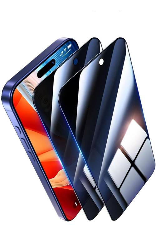 (2 Adet Shıeld Hayalet) Iphone 16 Uyumlu Hayalet Tam Kaplayan Shield Cam Ekran Koruyucu (2X)