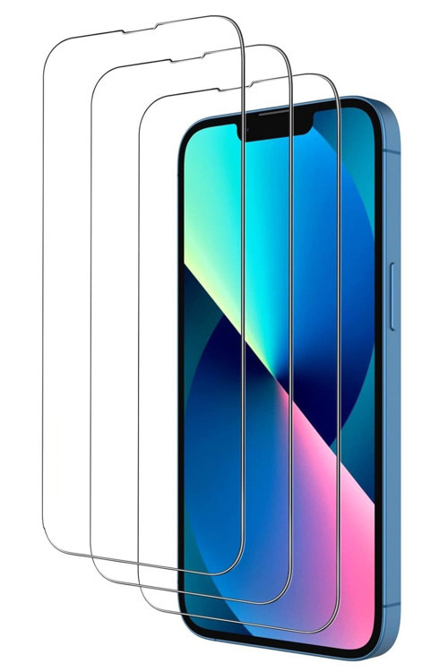 3'Lü Paket Iphone 13 Temperli Hd Cam Ekran Koruyucu (3'Lü Paket)