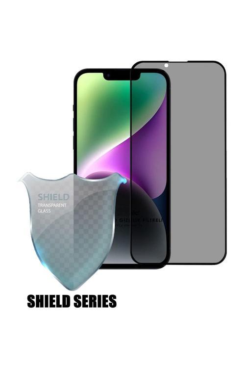 (Shıeld Hayalet) İphone 14 Uyumlu Hayalet Tam Kaplayan Shield Serisi Cam Ekran Koruyucu