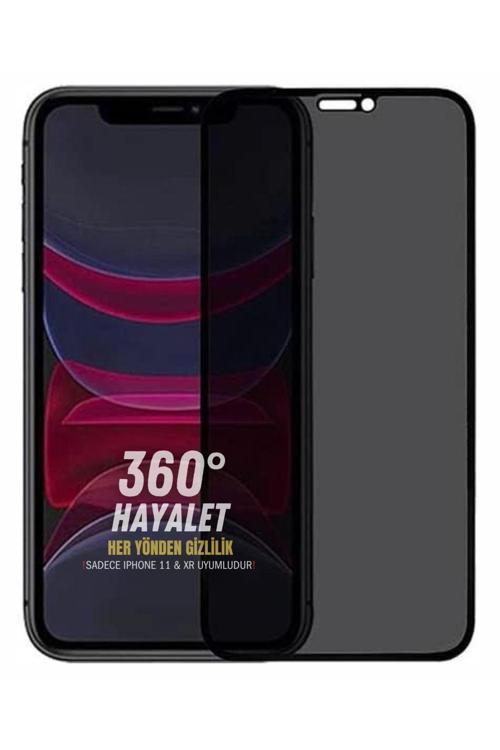 (360° Hayalet) İphone 11 Uyumlu 360° 4 Yönden Görünmez Hayalet Esd Tam Kaplayan Cam Ekran Koruyucu
