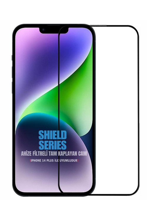 İphone 14 Plus İle Uyumlu 6D Tam Kaplayan 9H Temperli Esd Anti-Statik Hd+ Cam Ekran Koruyucu