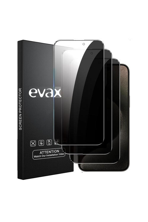 (3'Lü Guard Hayalet) Iphone 15 Pro Max Uyumlu Hayalet Tam Kaplayan Guard Cam Ekran Koruyucu (3 Adet)