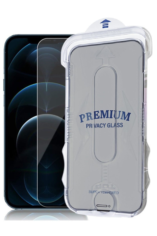 (Magıcbox Hayalet) İphone 12 Pro Max Uyumlu Hayalet Özellikli Kolay Kurulum Cam Ekran Koruyucu