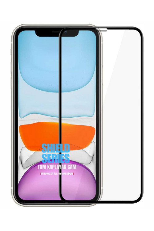 İphone Xr İle Uyumlu 6D Tam Kaplayan 9H Temperli Esd Anti-Statik Hd+ Cam Ekran Koruyucu