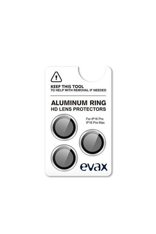 (Armor Lens) Iphone 16 Pro Max / 16 Pro Uyumlu Armor Safir Beyaz Titanyum Kamera Lens Koruyucu