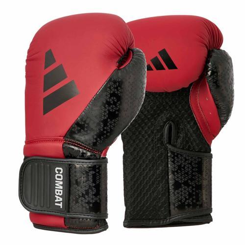 ADIC50TG Combat 50 Boks Eldiveni Kırmızı Mat Deri Kick Boks Eldiveni