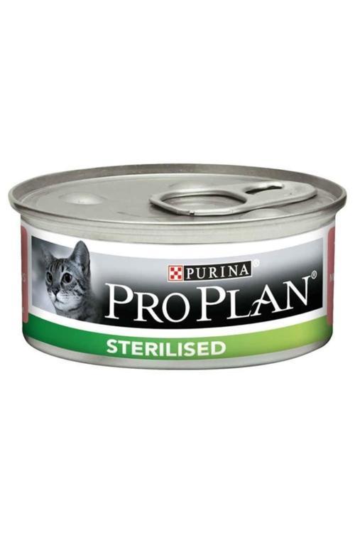 Sterilised Somonlu Kısırlaştırılmış Kedi Konserve Maması 85 Gr 12 Adet