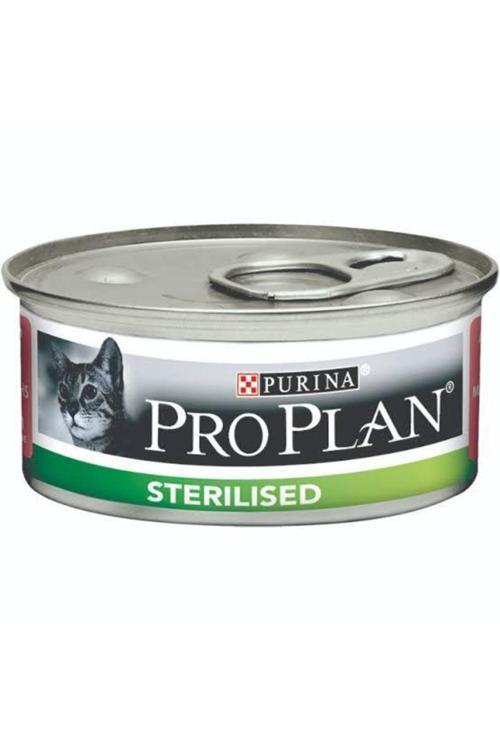 Sterilised Somonlu Yaş Kedi Konserve Maması 85 gr ( 24 Adet )