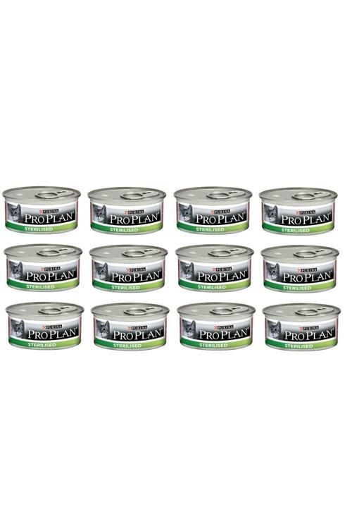 Sterilised Ton Ve Somon Kısırlaştırılmış Kedi Konservesi 12x85 Gr