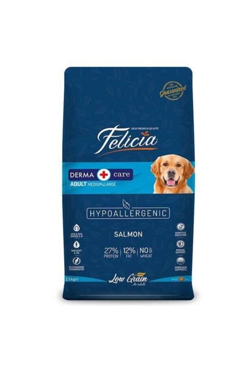 Az Tahıllı 15 Kg Yetişkin Somonlu M/large Breed Hypoallergenic Köpek Maması