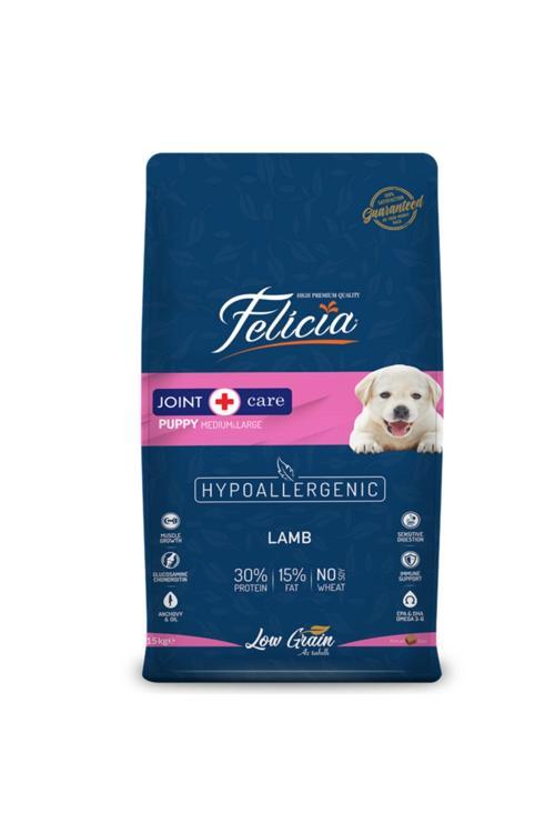 Az Tahıllı Yavru Kuzulu M Large Breed Hypoallergenic Köpek Maması 15 kg