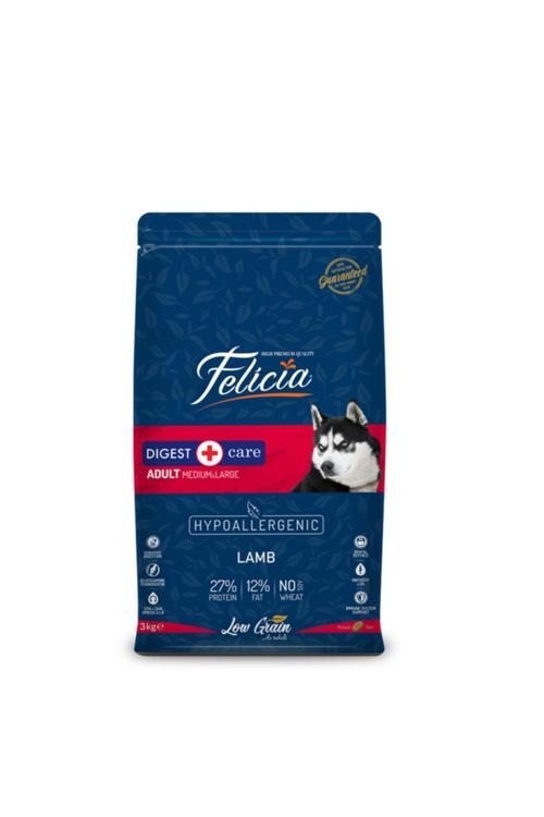 Az Tahıllı Yetişkin Kuzulu Orta Büyük Irk Hypoallergenic Köpek Maması