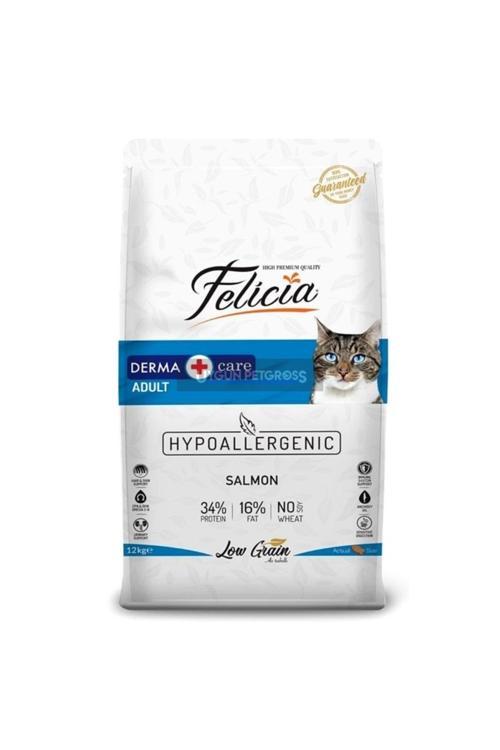 Az Tahilli Yetişkin Somonlu Hypoallergenic Kedi Mamasi 12 Kg