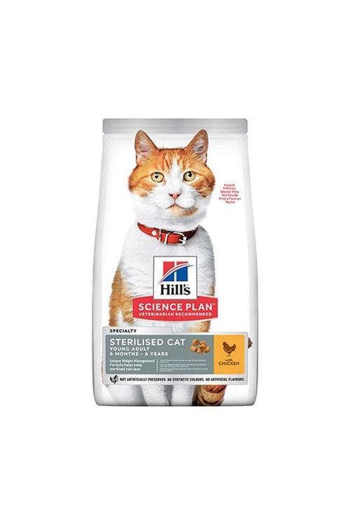 Hills Young Sterilised Tavuklu Kısırlaştırılmış Kedi Maması 10 Kg