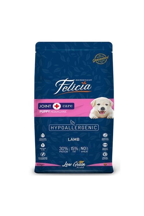 Düşük Tahıllı Hipoalerjenik Kuzu Etli Orta ve Büyük Irk Yavru Köpek Maması 15 Kg - Farmapets